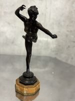Bronze Tänzerin Statue – Signiert F. Barbedienne, Paris, ca.