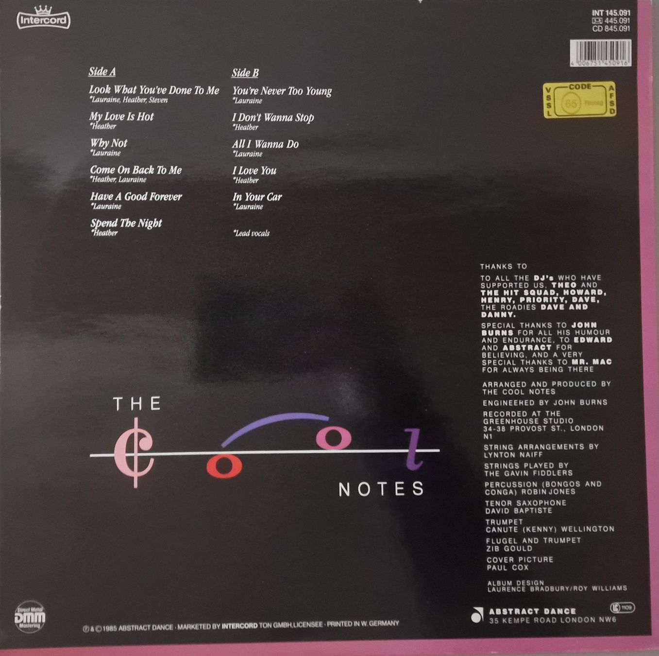 Dischi in vinile: The Cool Notes LP – Have A Good Forever... – Usato da Root venduto da atelier22 1