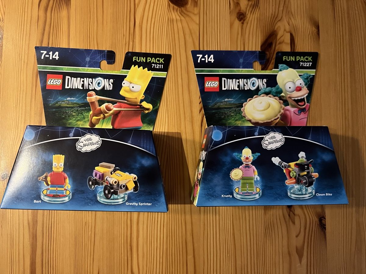 Lego Jeux de construction: LEGO 71211 & 71227 Dimensions Simpsons Bart & Krusty - NEU – Neuf avec emballage d'origine à Liestal par bompalompalomp 1