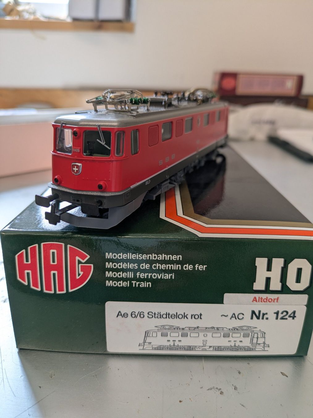 Hag Modelleisenbahnen: HAG 124 E-Lok Ae 6/6 Altdorf SBB – Neu (gemäss Beschreibung) aus Lohn SH von Gitane0 1