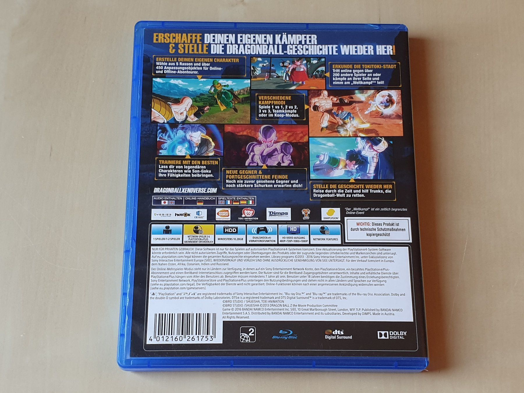Sony Giochi: Dragon Ball Xenoverse – Usato da Stansstad venduto da collectorsshop 1