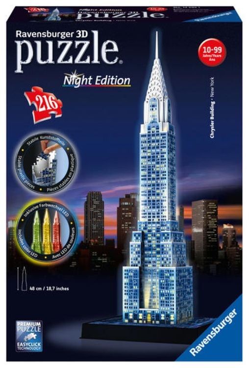 Ravensburger Puzzles: Ravensburger 3D Puzzle Chrysler Building LED – Gebraucht aus Zuchwil von simge_1907