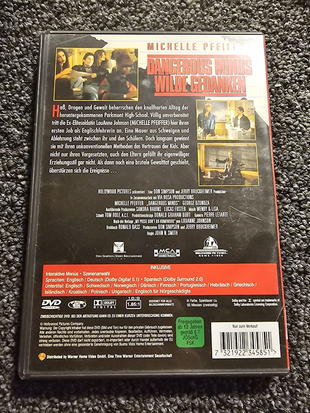 Tutti i DVDs: Dangerous Minds Wilde Gedanken (21348) – Usato da Ruswil venduto da jan_bxl5 1
