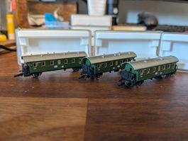 Märklin Spur Z 8751 - Personenwagen "Donnerbüchse" 3 Stück
