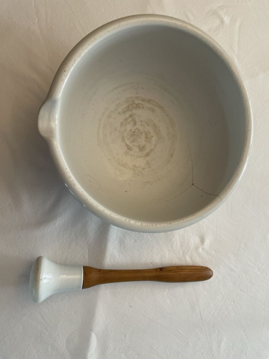 Sonstiges für das Kochen & Backen: Porzellan Mörser – Gebraucht aus Chur von Tobina