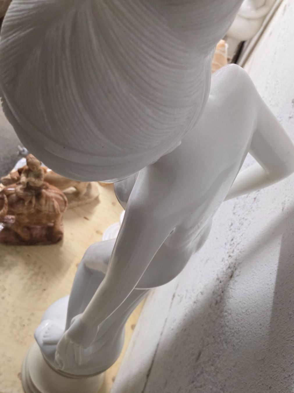 Sculture & Statue: Lady aus edlem Marmor 130cm mit Sockel – Nuovo (secondo la descrizione) da Roggliswil venduto da Mabelco 3