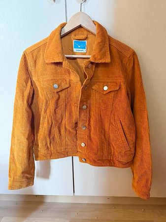 Cord Jacke orange Grösse S/M