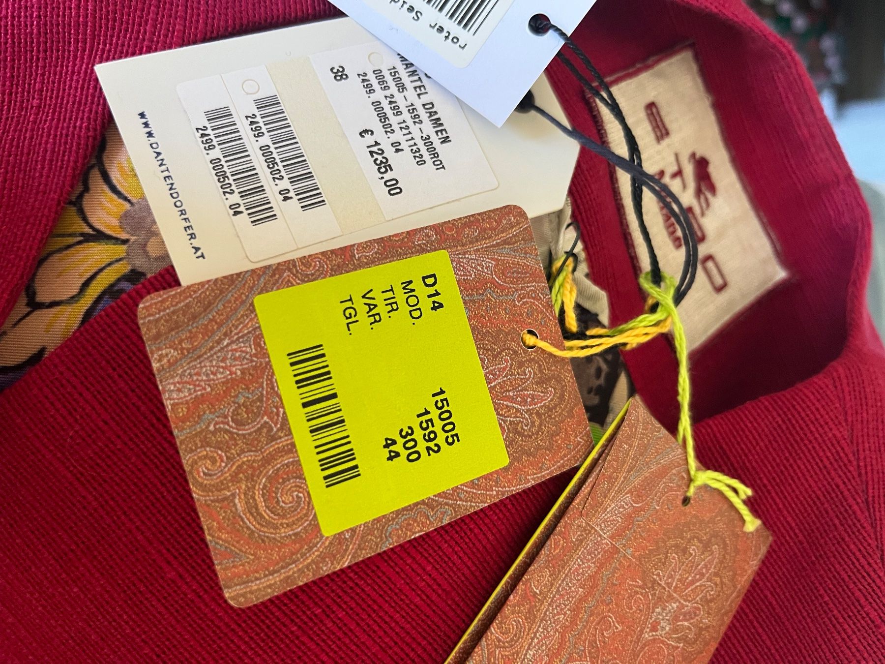 Etro Cappotti: Mantel Etro Neu – Nuovo e nell'imballaggio originale da Zürich venduto da bet_m5kn 3
