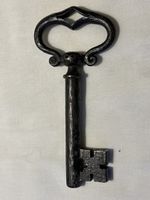 Antiker Schlüssel Korkenzieher Flaschenöffner 14,5cm Deko
