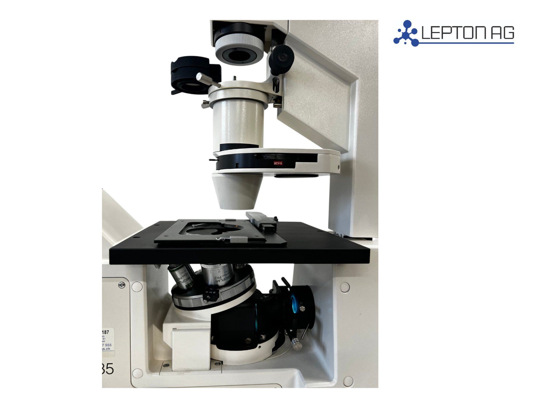 Accessori da laboratorio: Zeiss Axiovert 135 5 H/DIC Mikroskop – Usato da Niederdorf venduto da LeptonAG_Labor 5