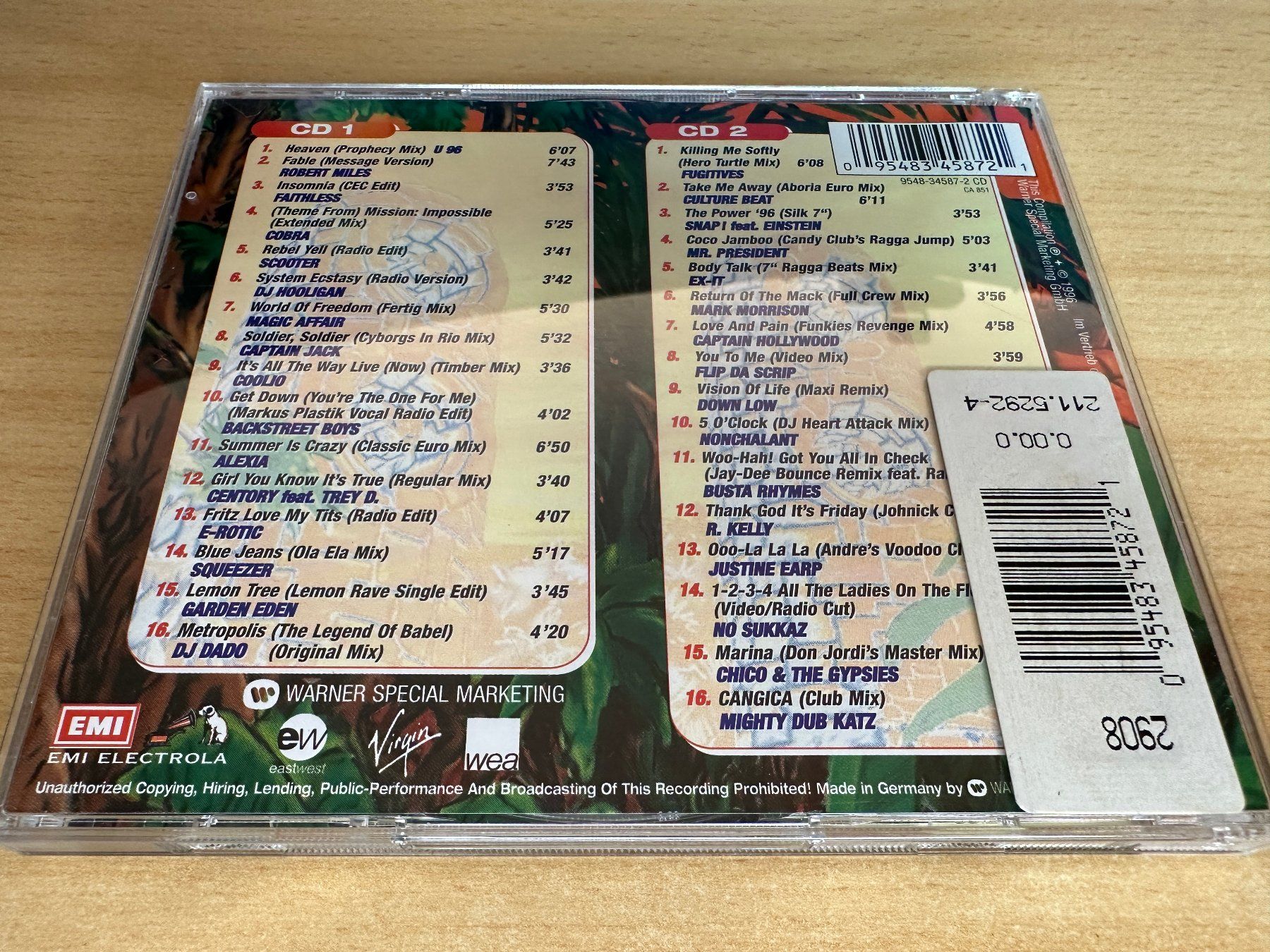 CD: Various – Dance Max 19 - 2 CD – Usato da Rikon im Tösstal venduto da Alpenmutz 1