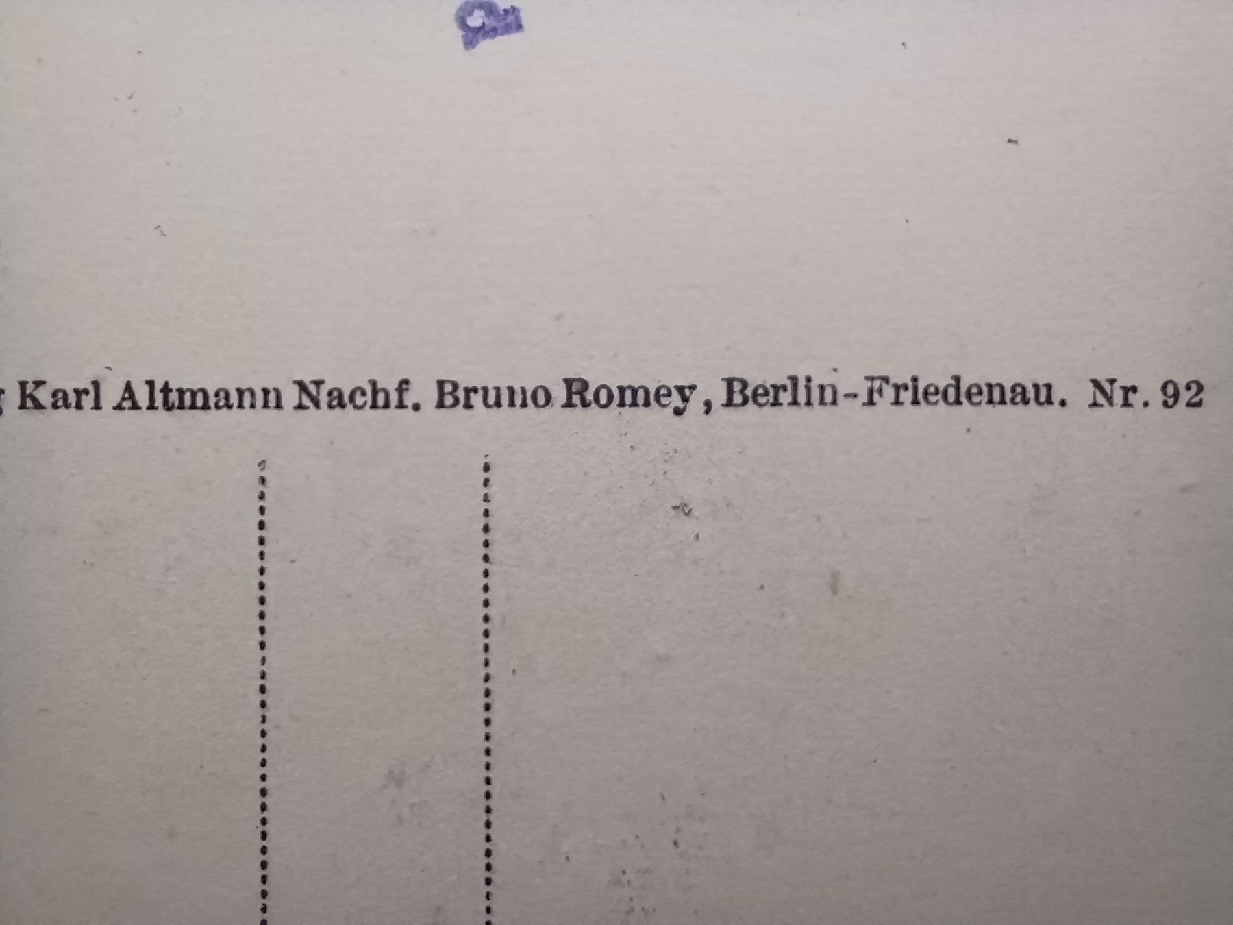 Cartoline postali: Nr.92, Postkarte Berlin-Dahlem, "Bromogold" – Usato da Aarau Rohr venduto da mgvw 4