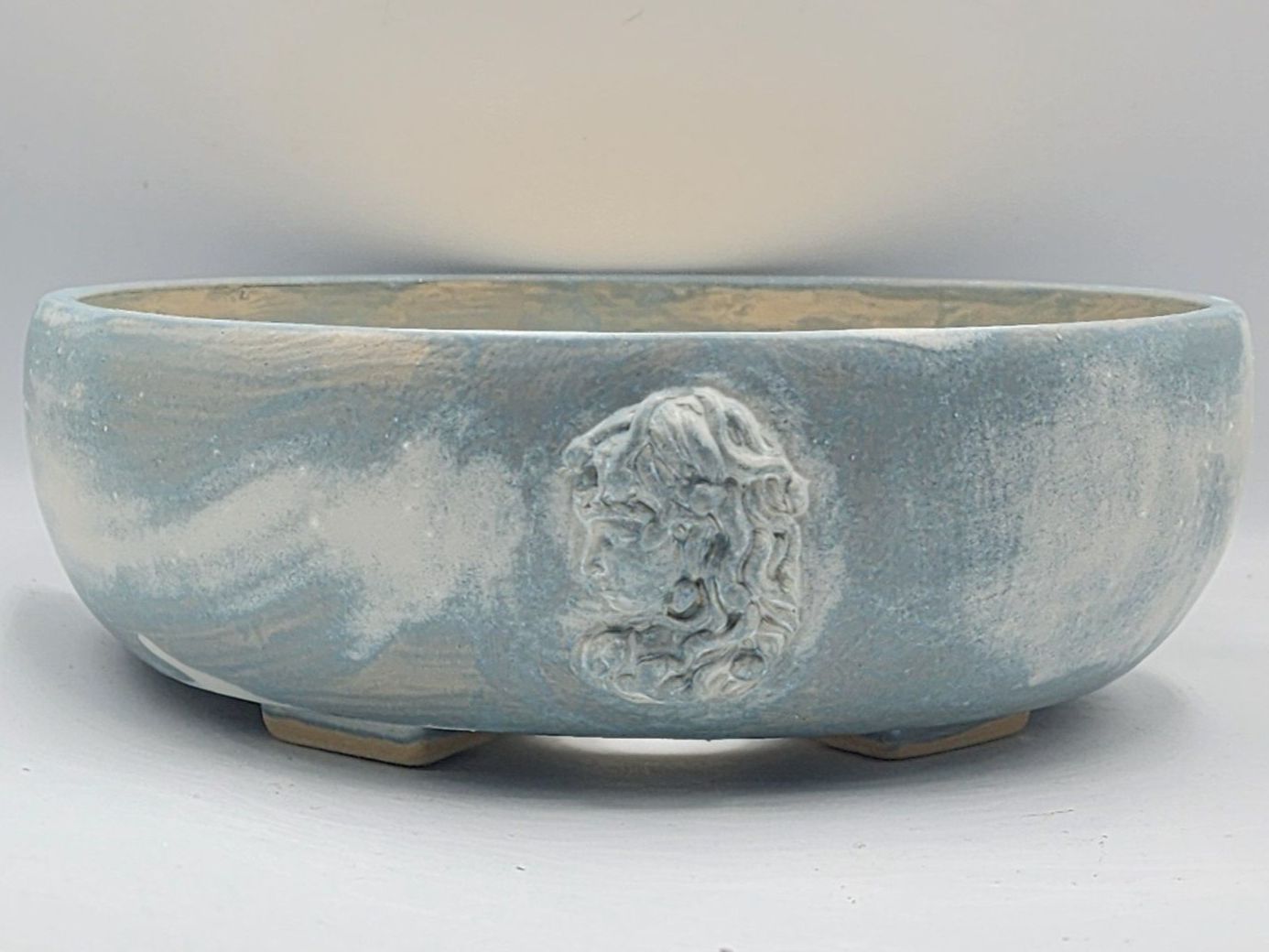 Vasi per fiori: Neu Handgemachte Bonsaischale mit Relief  Steinzeug – Nuovo (secondo la descrizione) da Basel venduto da TKpottery