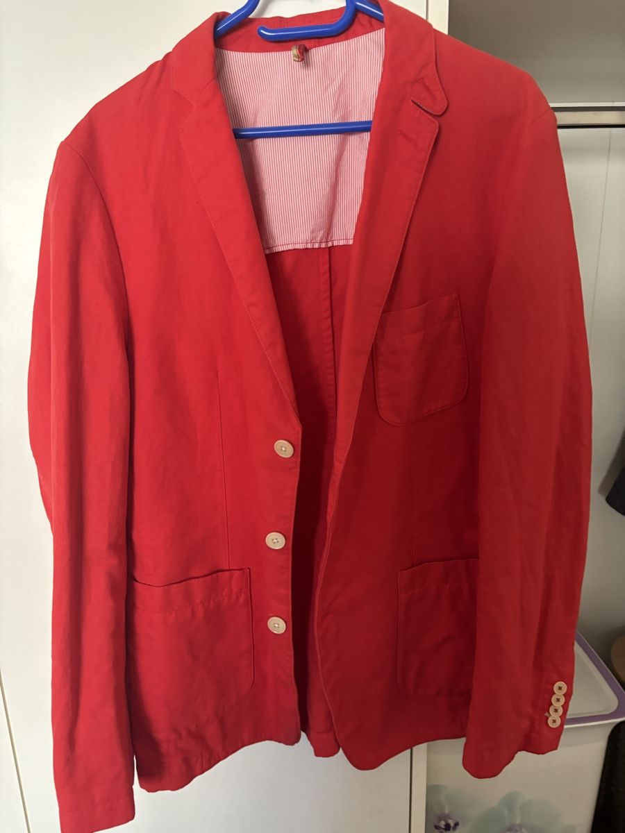 Hugo Boss Giacche: Boss Blazer Rot Gr. L – Usato da Thalwil venduto da terza789