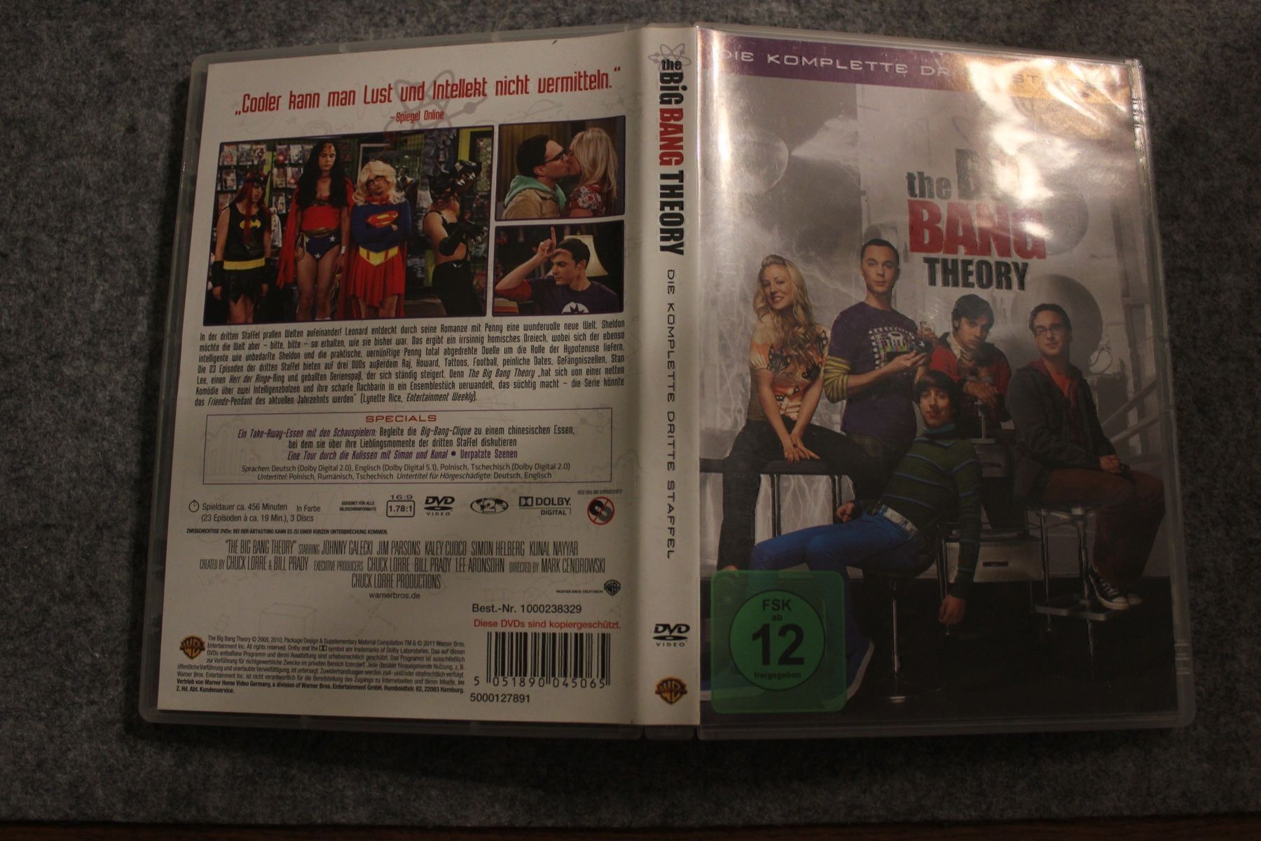 Tutti i DVDs: The Big Bang Theory 3 Staffel (4) – Usato da Geroldswil venduto da Schlumpfine1973