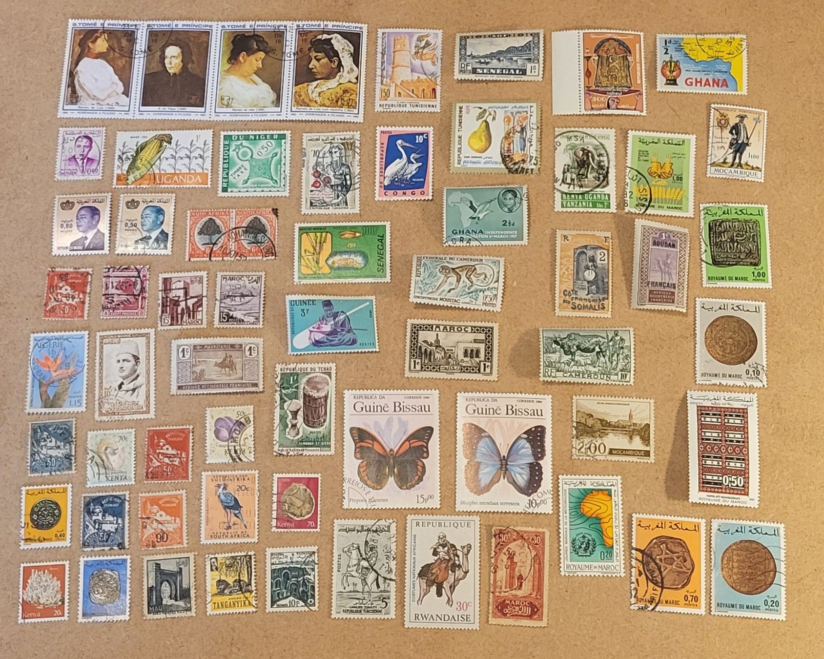 Tutti i francobolli: Lot Afrikanische Briefmarken – Usato da St Gallen venduto da Stampsalshobby