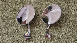 Oldtimer Aussenspiegel Set, Chrom, alt guter Zustand