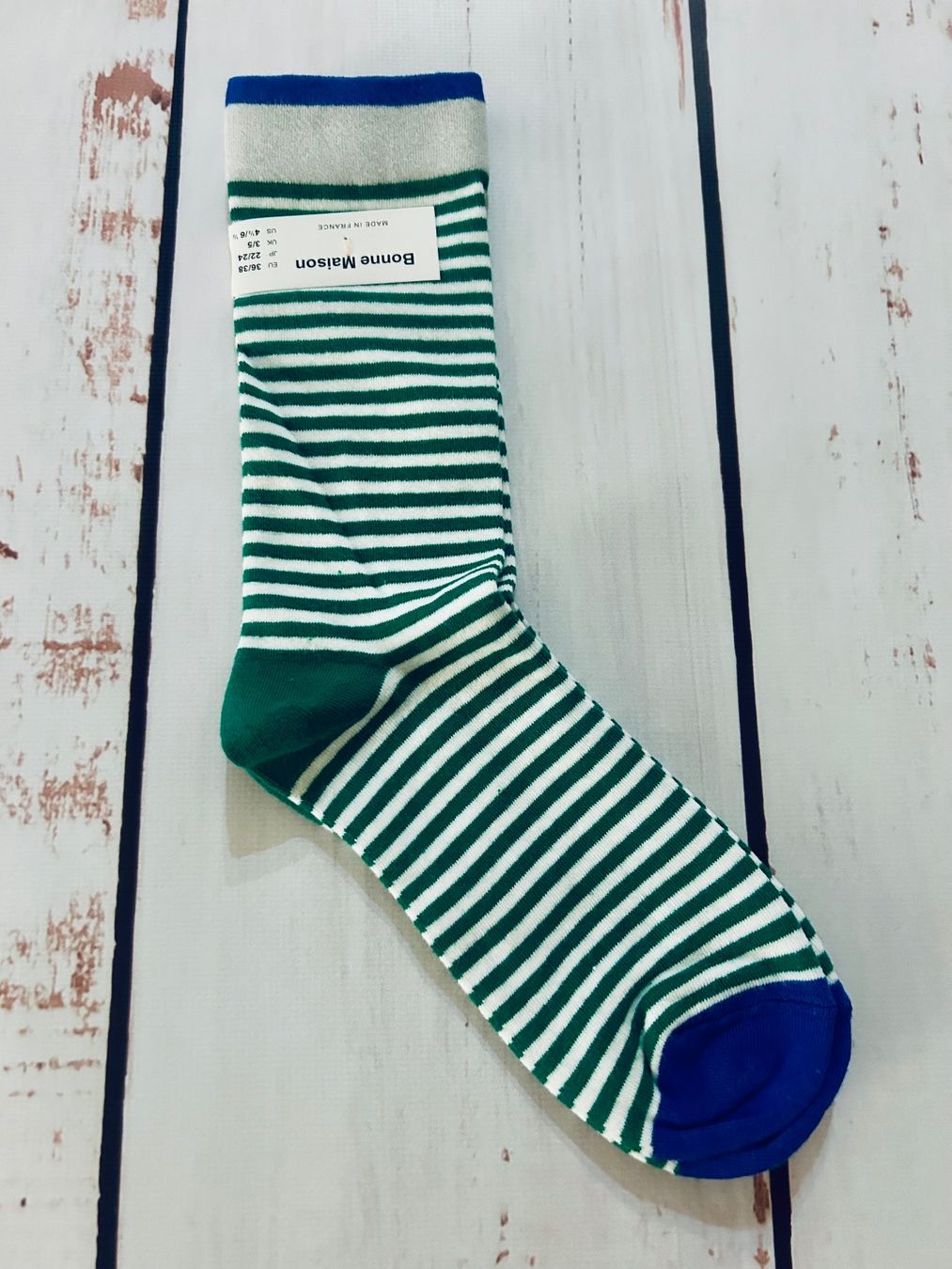 Socken: Socken Bonne Maison Socks stripes 36-39 Size – Neu (gemäss Beschreibung) aus Zürich von Ferienan 2