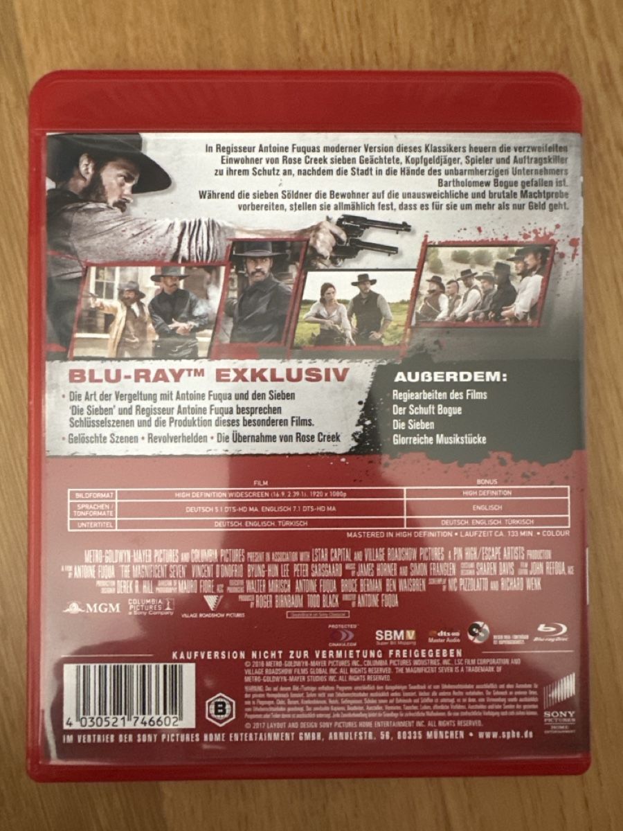 Tutti i DVDs: Die glorreichen Sieben Blu-ray – Nuovo (secondo la descrizione) da Hochdorf venduto da Blitzman83 1