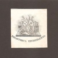 Ex-libris héraldique, Bibliothèque de l’abbaye d’EINSIEDELN