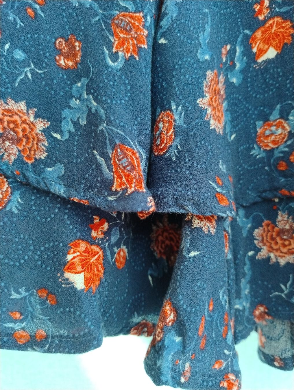 Esprit Röcke: Esprit Rock blau mit Blumenmuster, Gr. 42 – Gebraucht aus Kirchberg BE von lauraflu 3