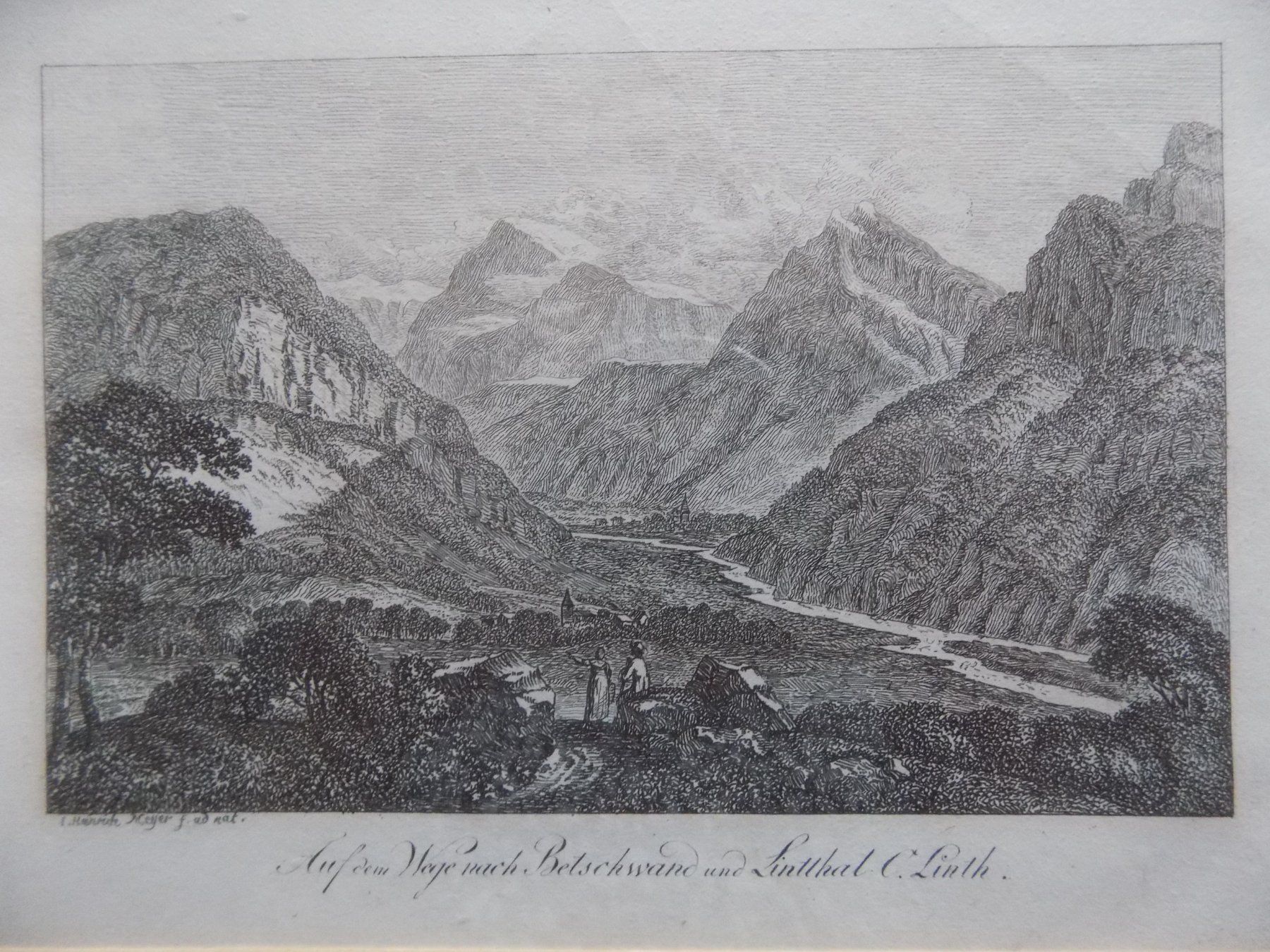 Gravures: Betschwanden Linthal Glarus – D'occasion à Risch par Rischli15 5
