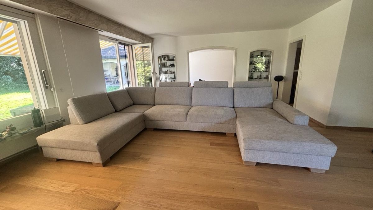 Ikea Divani: IKEA SÖRVALLEN U-Sofa – Hellgrau – Usato da Forch venduto da sba_g2b8 1