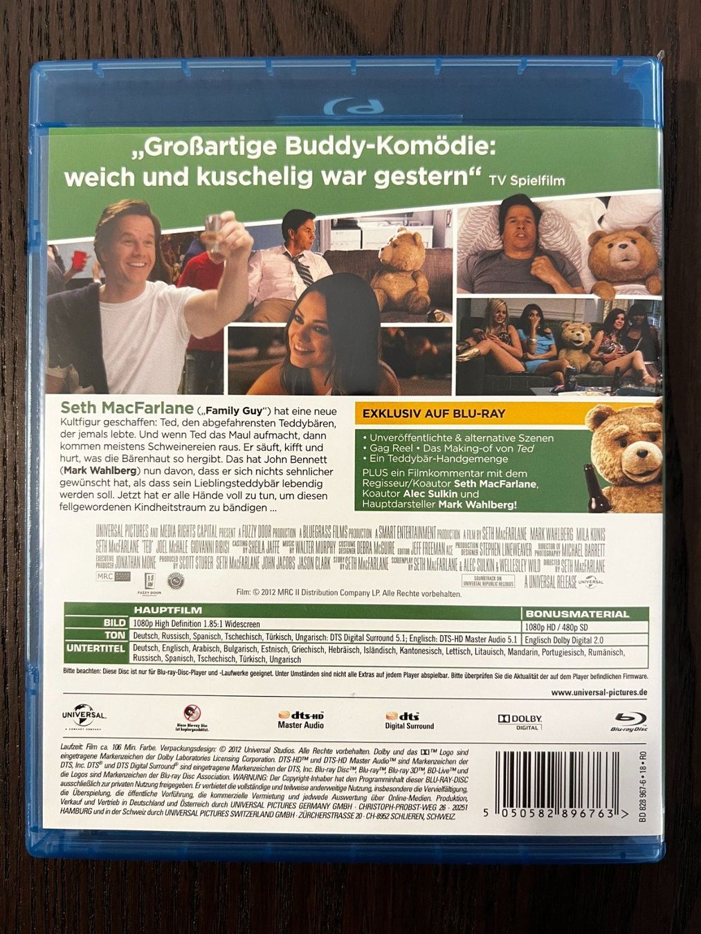 Tutti i DVDs: Ted – Usato da Zürich venduto da Blu-ray_ZH 1