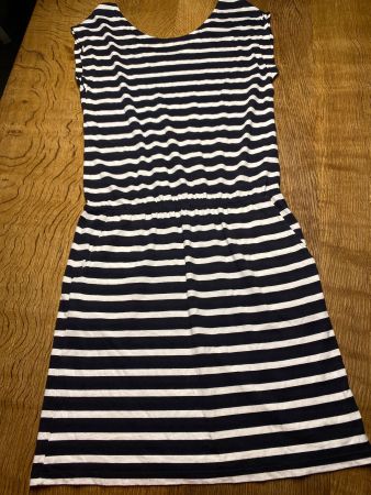 COMMA KLEID GR.38/M blau/weiss gestreift  maritim / NEU