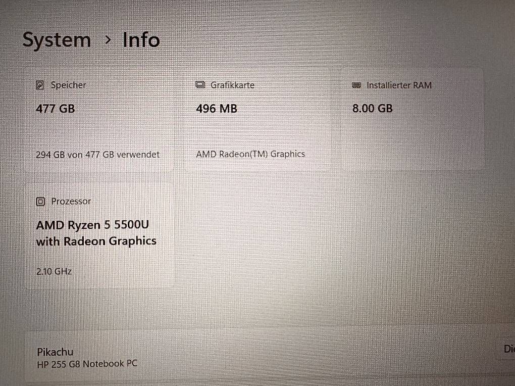 Hewlett Packard Portables: Notebook HP 255 G8 15.6" – D'occasion à Winterthur par mar_teens 2