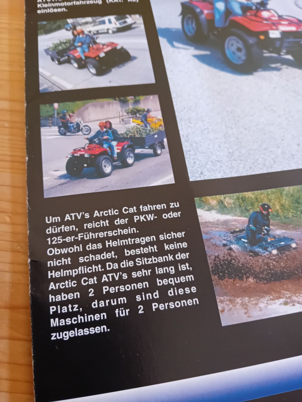 Documenti: Arctic Cat ATV Quad Prospekt CH Version – Usato da St. Urban venduto da volvodreamer 5