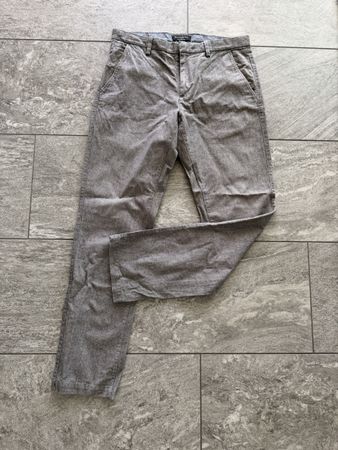 Herren Hose Banana Republic Kentfield 31x32 grau neuer Zusta