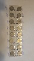 16x   Fr. 0.50 pièces 