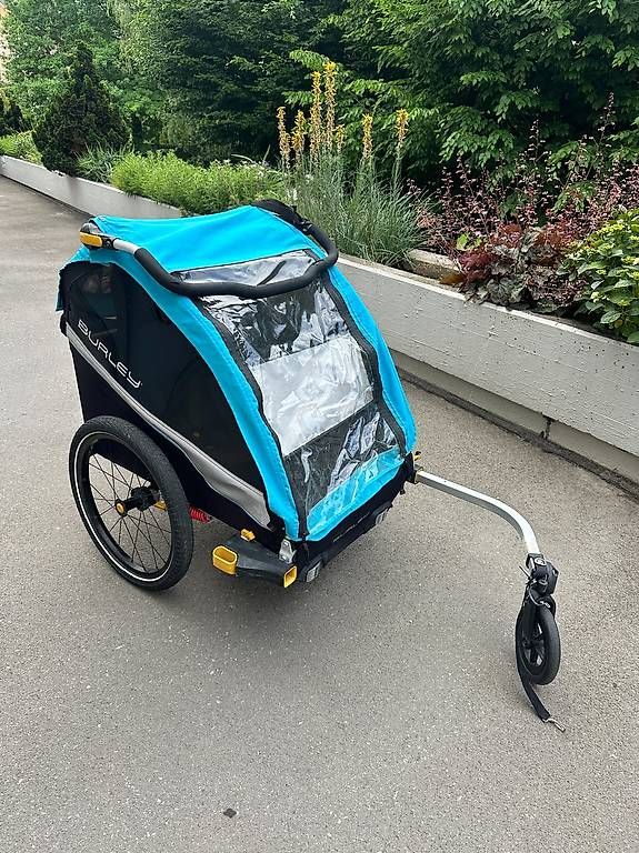 Burley Rimorchi: Burley Double Kinderanhänger – Usato da Baar venduto da qbawolny