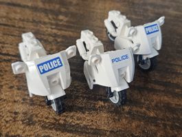 lego 52035c01 lot de 3 pièces White Motorcycle City