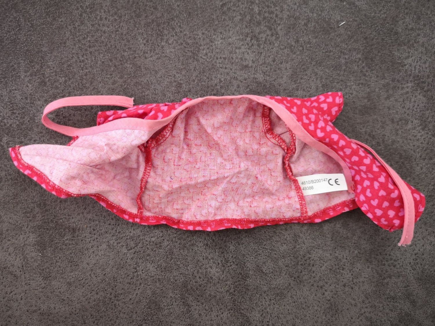 Bambole: Kimono rosa mit Herzchenmuster – Usato da Liestal venduto da Gitterli01 1