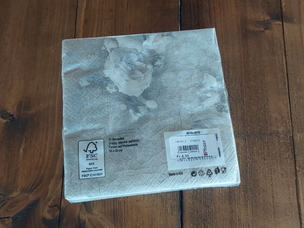 Pfister Tovaglioli: Servietten RuBijoux - Ruth Stöckli - 3 Pack – Nuovo e nell'imballaggio originale da Waltenschwil venduto da Browny2 2