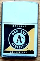 Zippo Oakland Athletics Feuerzeug, neuwertig, Rarität!