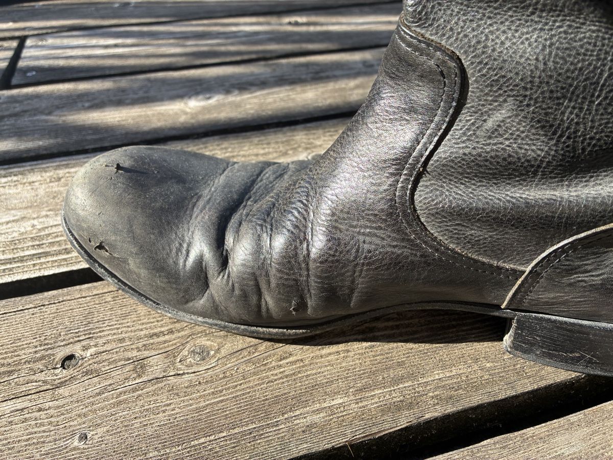 Scarpe da uomo: ATTACHMENT by Kazuyuki Kumagai 00s leather boots  – Usato da Bern venduto da oli_w5zx 3