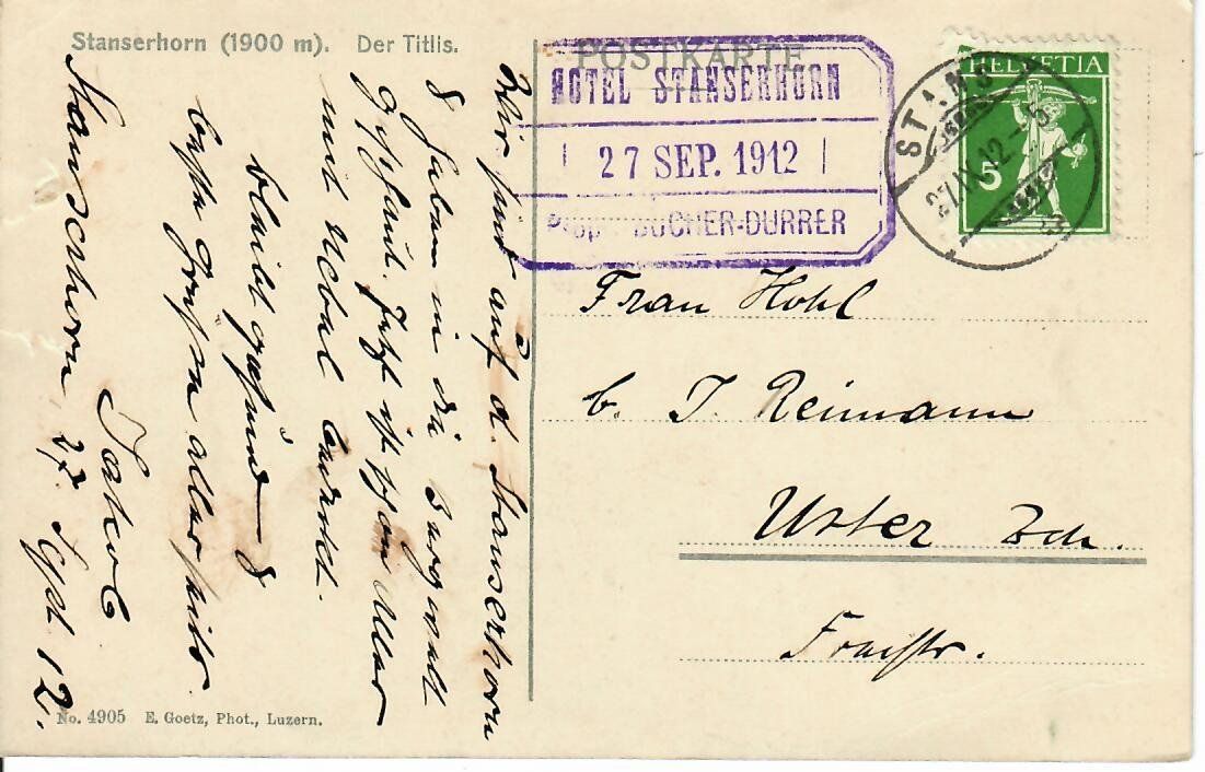 Cartes postales: Titlis – D'occasion à Hochdorf par Ziegel-16 1