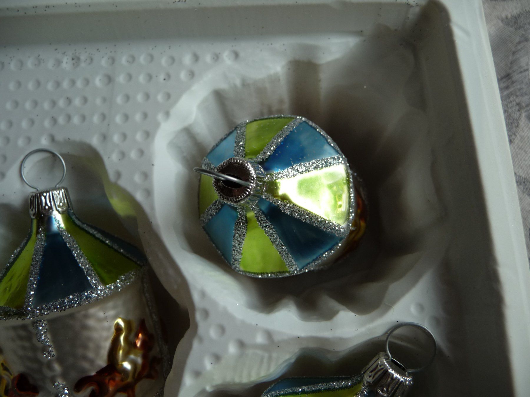 Tutte le decorazioni: 6 x Karussell Christbaumschmuck – Nuovo e nell'imballaggio originale da Alpnach Dorf venduto da marvo 4