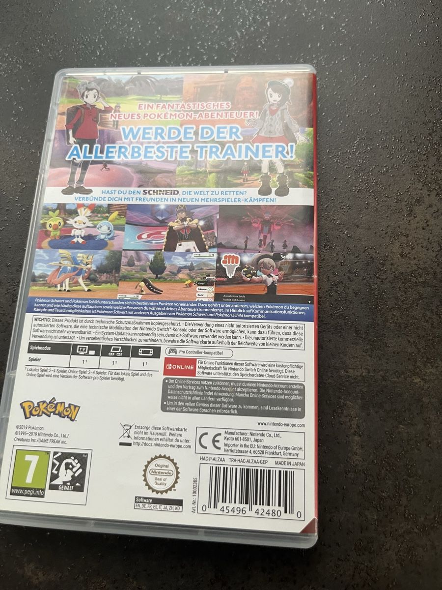 Pokémon Giochi: Nintendo Switch Pokemon Schwert – Usato da Lohn-Ammannsegg venduto da Moon777 2