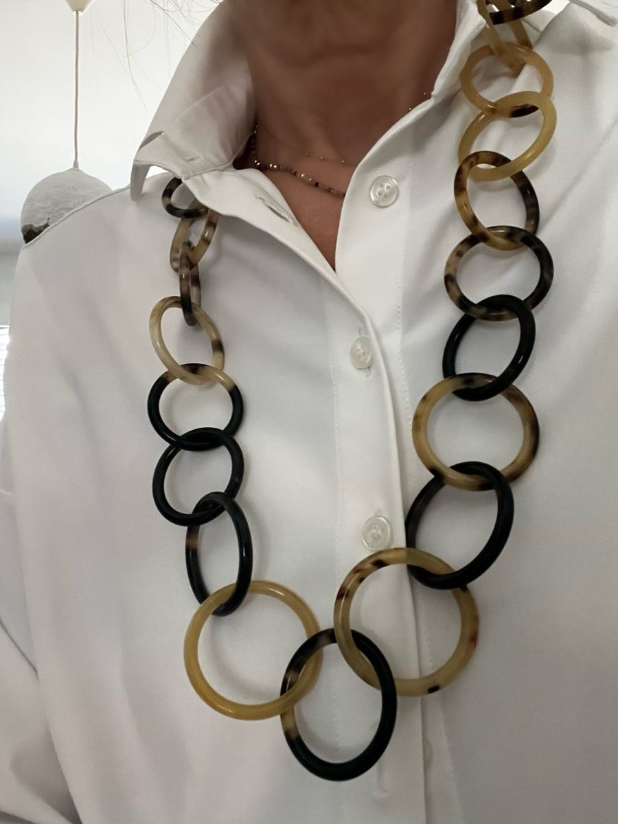 Catenine: Hornkette 40 cm – Usato da Basel venduto da Cica22
