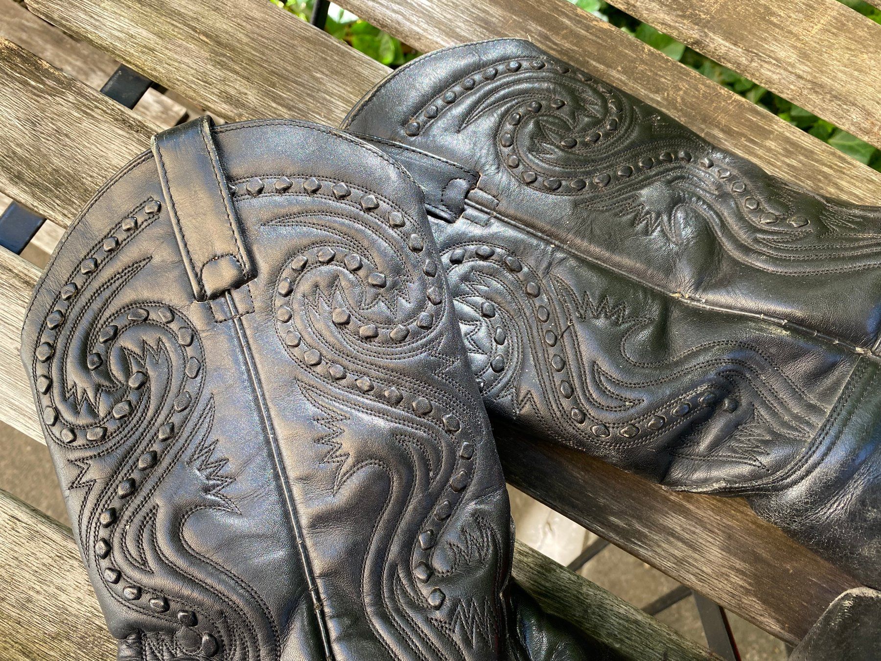 Herrenschuhe: Original gebrauchte Cowboy Stiefel Leder Diverse Grössen – Gebraucht aus Zürich von Pyramid1 3
