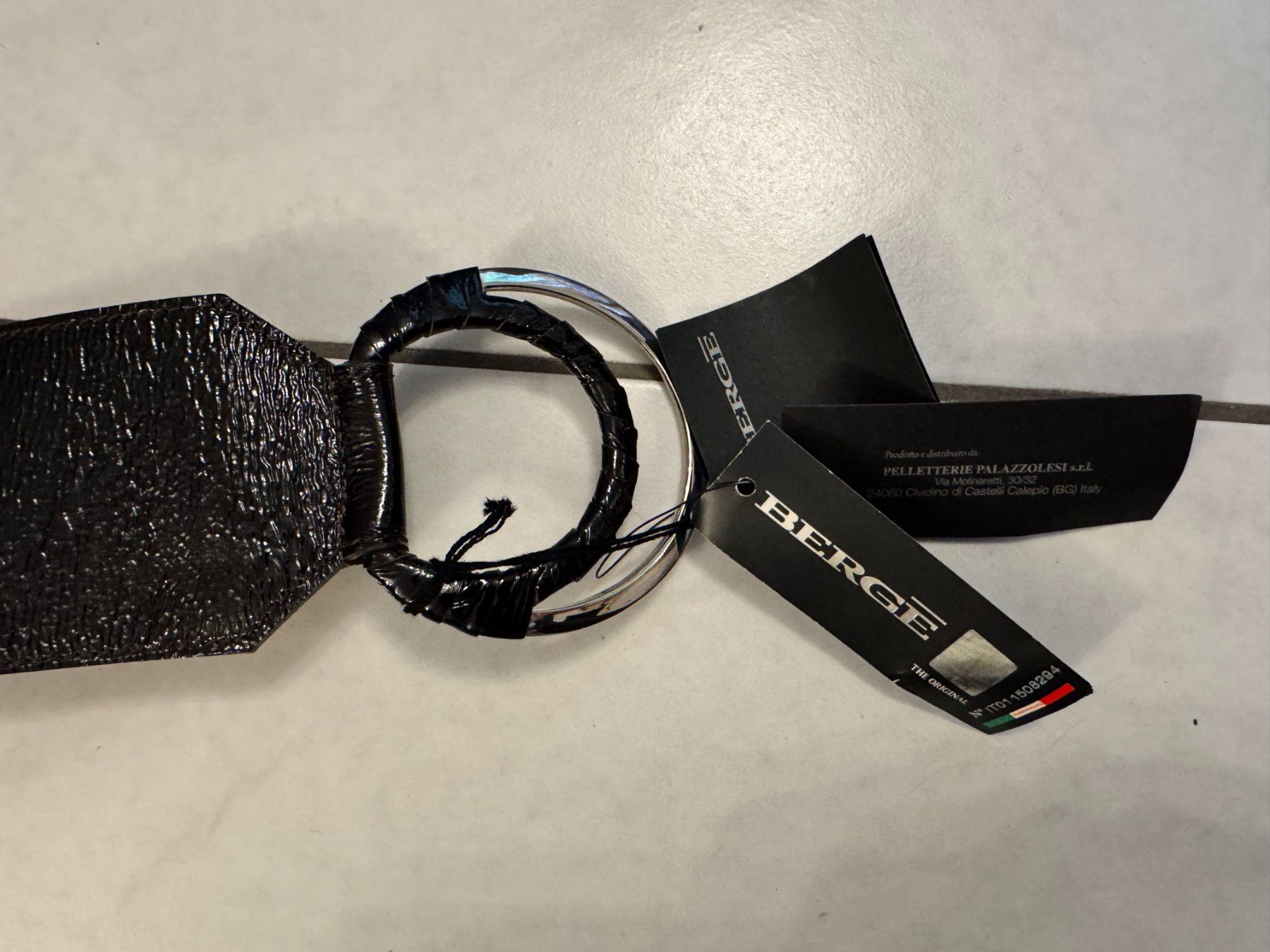 Cinture: NEU: BERGE Guertel Gr. 75 - schwarz – Nuovo e nell'imballaggio originale da Bad Ragaz venduto da kpo_b7ph