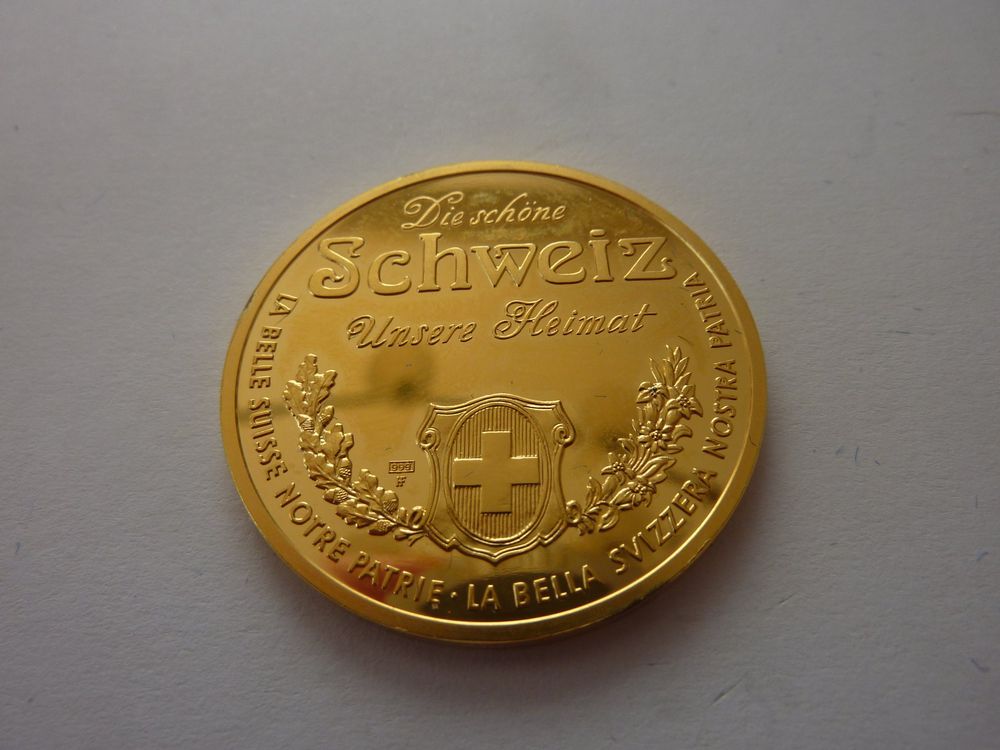 Flaggenfritze Flaggen-Pin Schweiz Vergoldet – Hartemaille, 17x17mm, Filigraner Anstecker Für Sammler & Fans