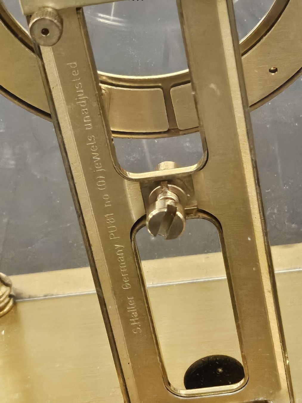 Orologi da terra & Orologi da parete: Tischuhr Messing Glas 8 Tage Werk  – Usato da St. Gallen venduto da Cocos_Ricardo 6