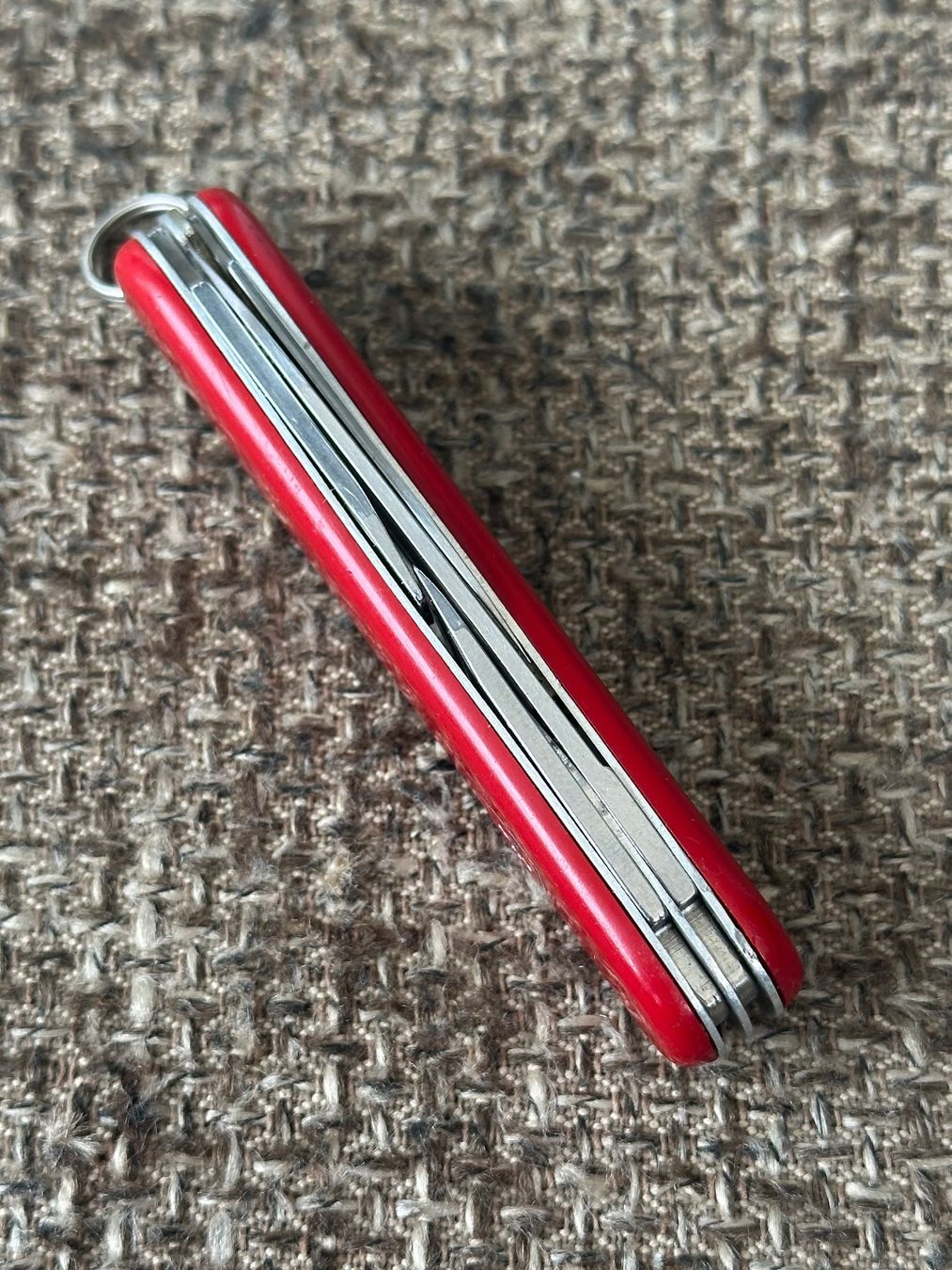 Victorinox Coltelli tascabile: Altes Sackmesser ELINOX Rot 91mm – Usato da Dübendorf venduto da lan1808 5