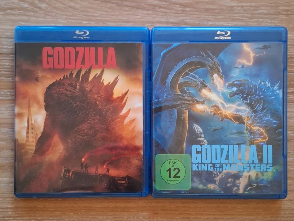 Blu-Ray-Disc: Godzilla Teil 1 (2014) und 2 (2019) - Monster (Gebraucht ...