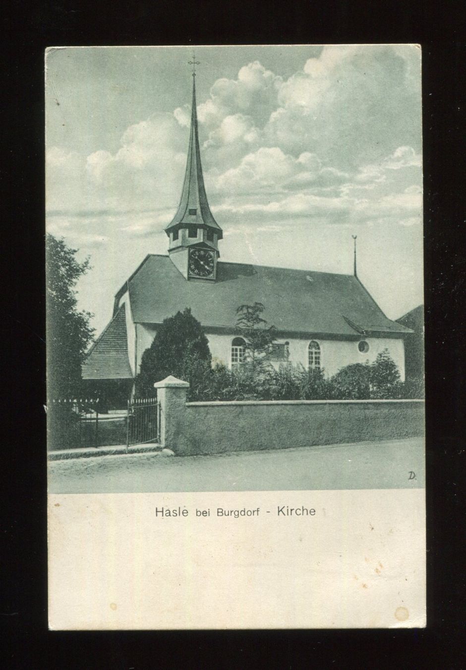 Cartoline postali: Hasle, Burgdorf, Kirche – Usato da Aarau venduto da Elmaar41